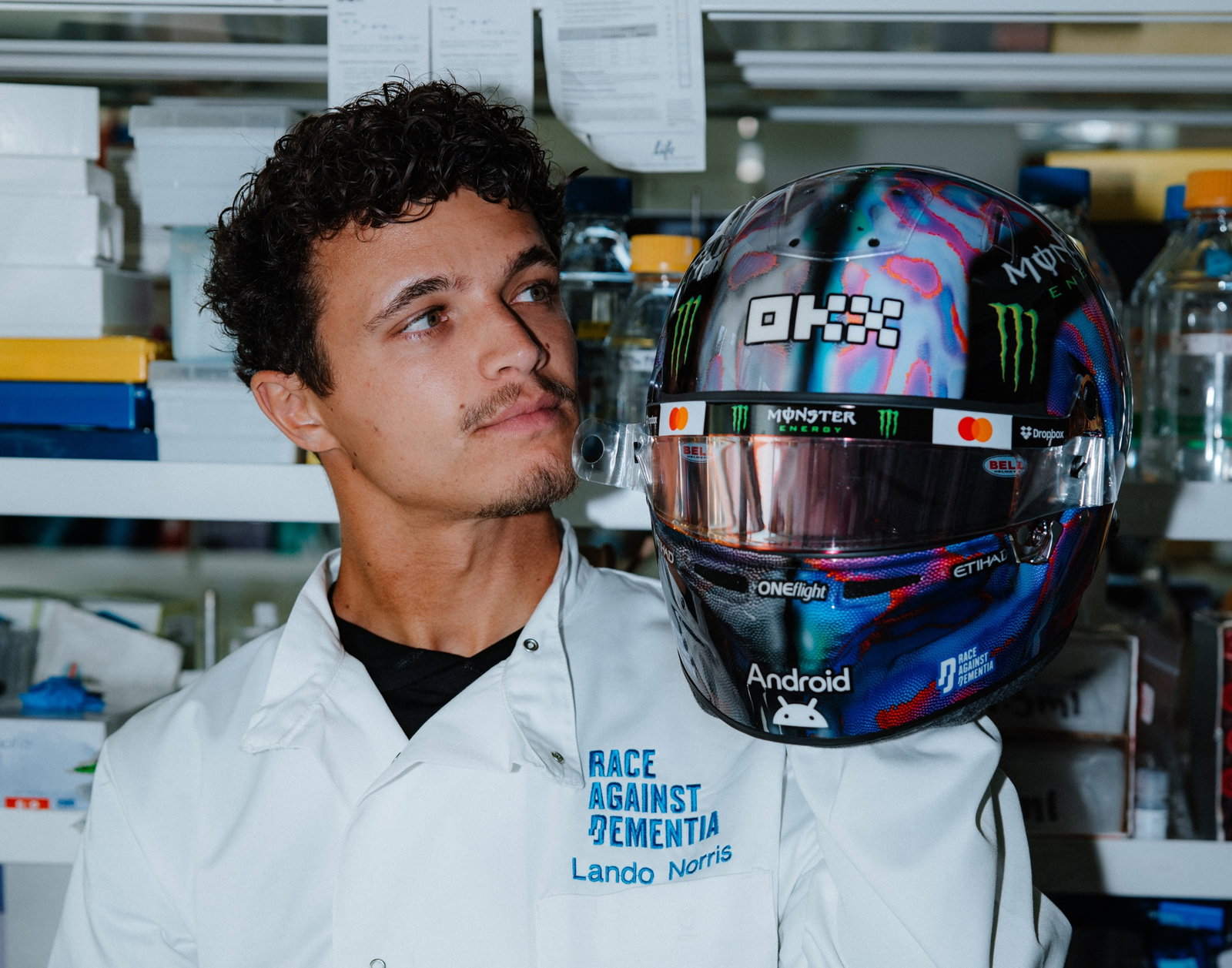 Norris will wear a special helmet design in Canada