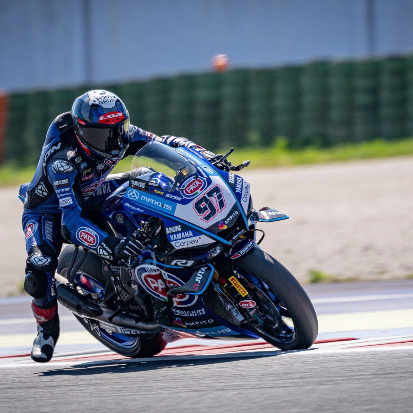 Xavi Vierge, May 2026 Misano WorldSBK test. Credit: Pata Maxus Yamaha.