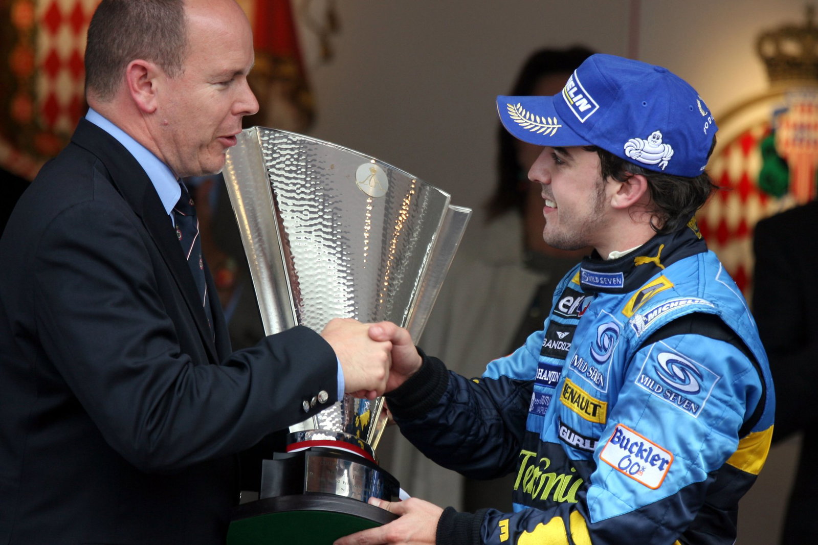 Alonso had the last laugh as he won both the race - and the title