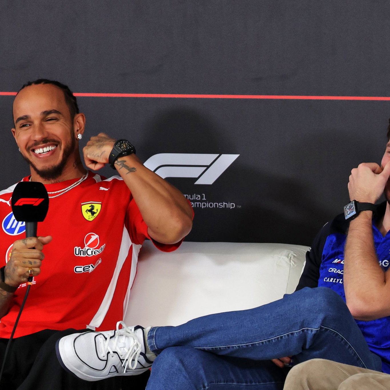 Hamilton and Verstappen
