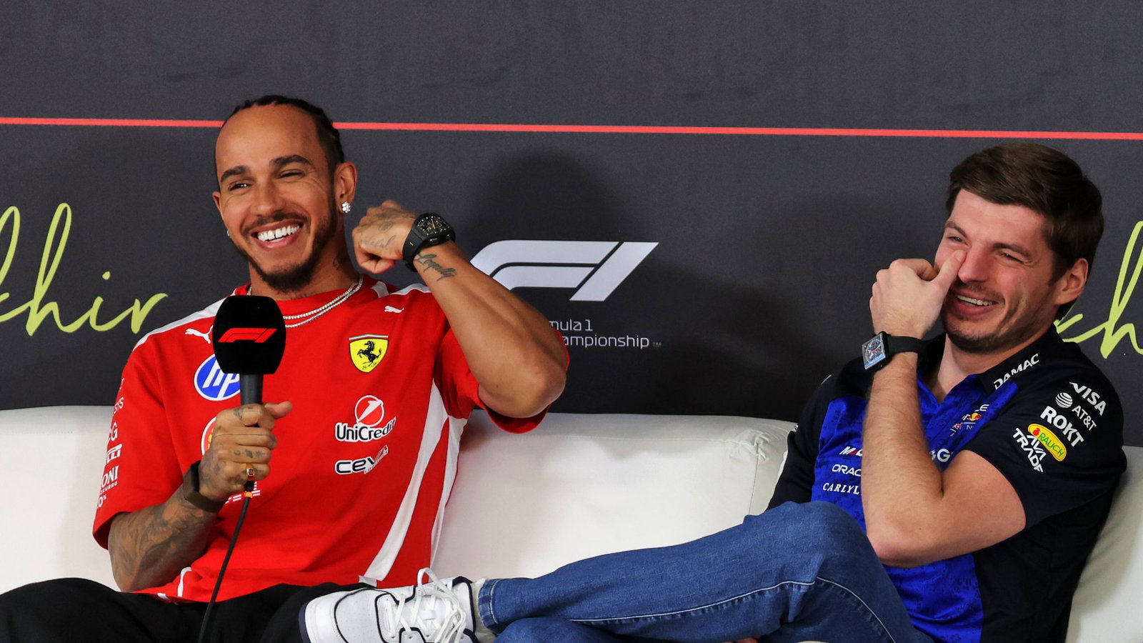 Hamilton and Verstappen