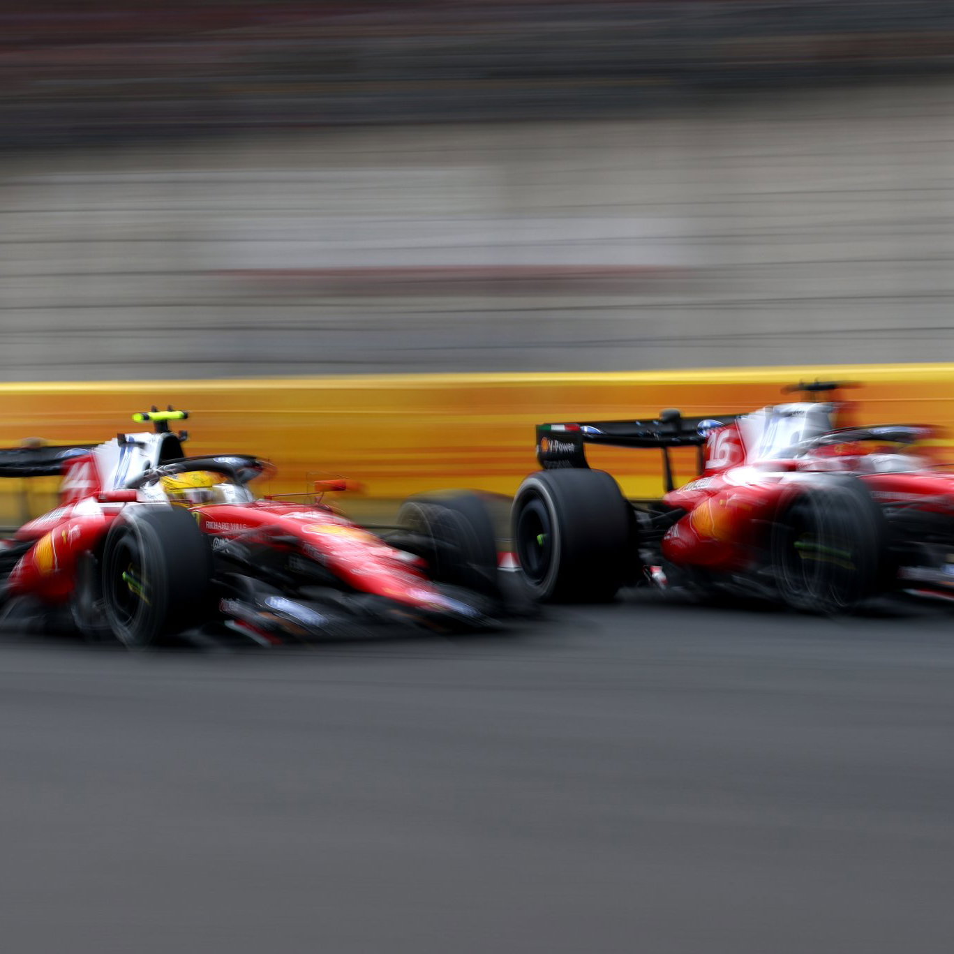Hamilton and Leclerc have thrilled with their wheel-to-wheel battles