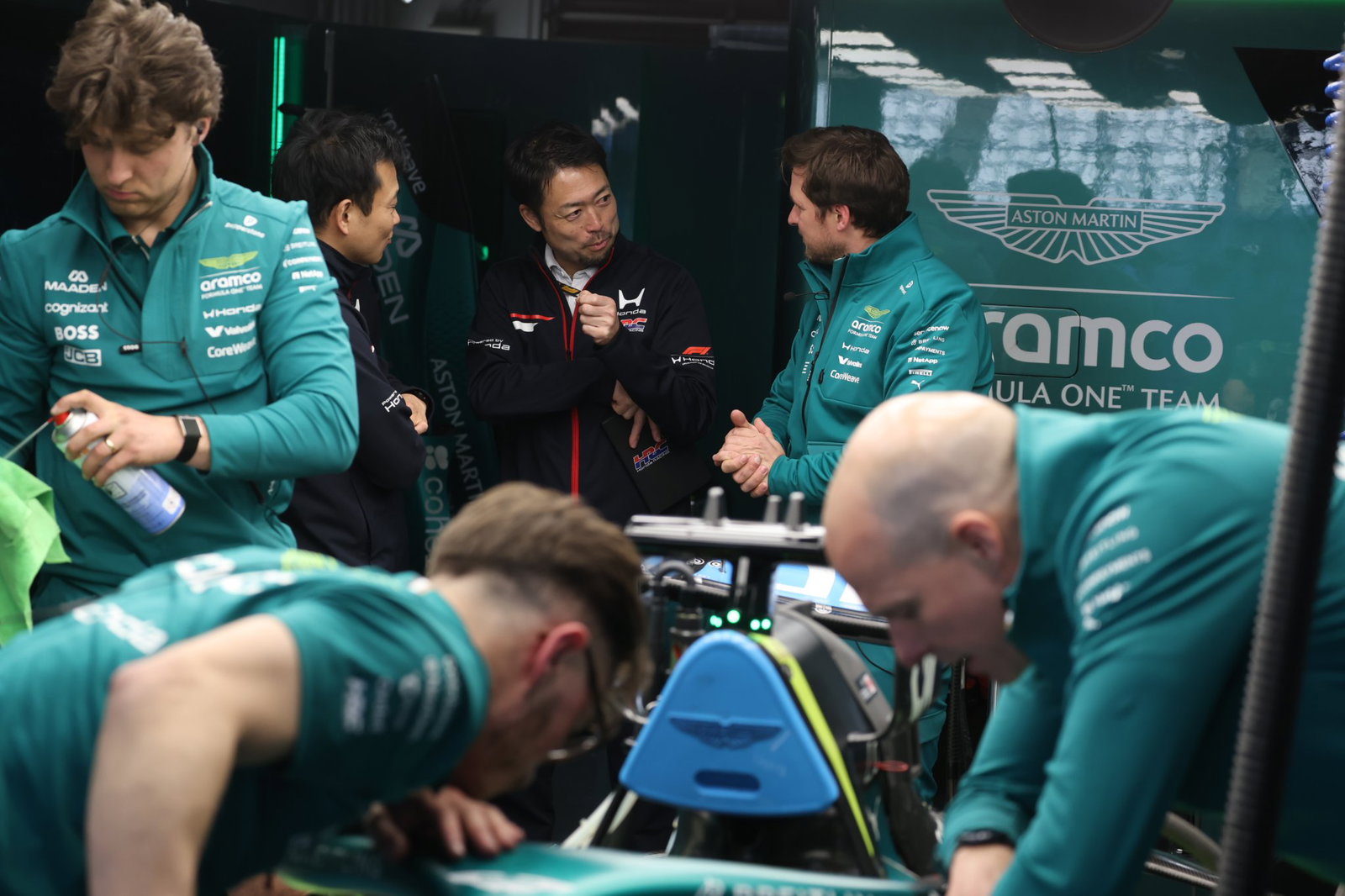 Honda concern in the Aston Martin garage