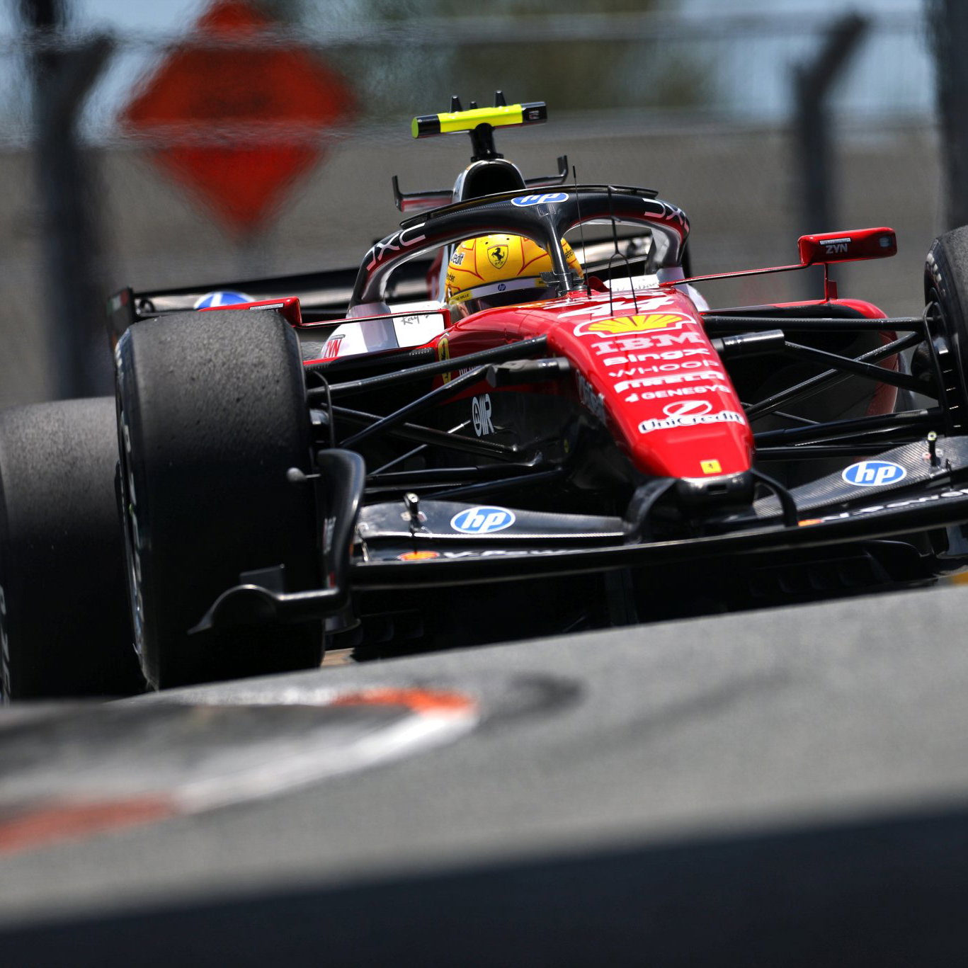 Hamilton was a disappointed P7 in sprint qualifying 