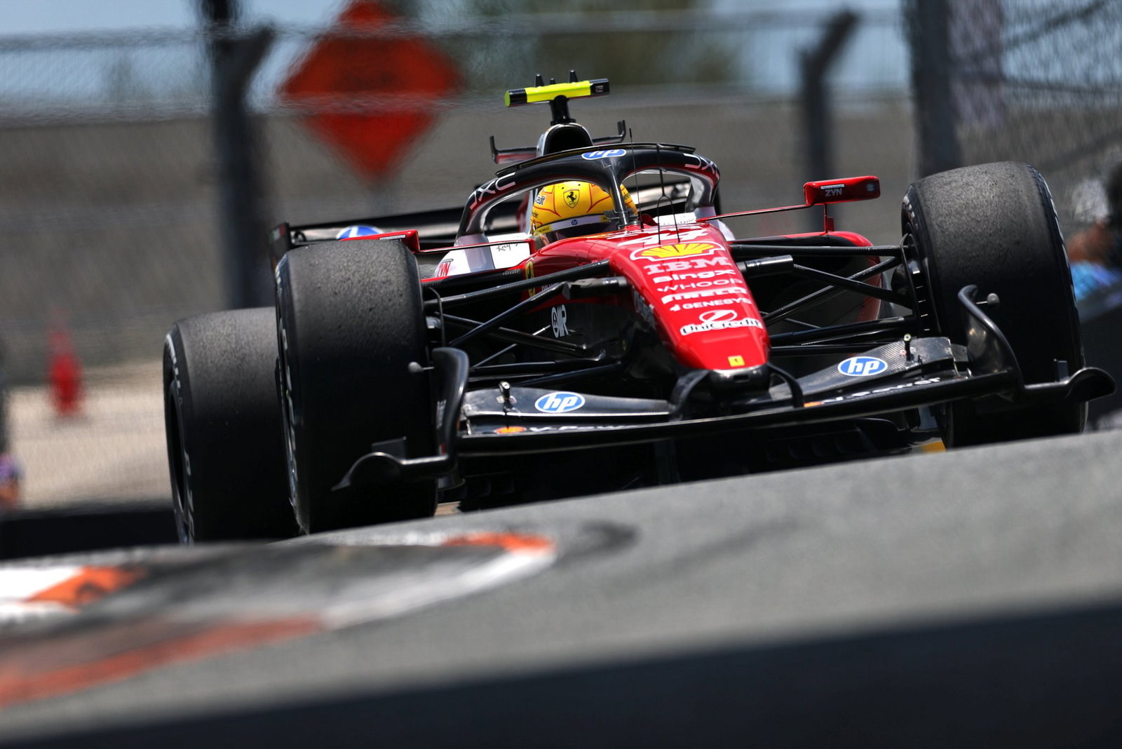 Hamilton was a disappointed P7 in sprint qualifying 