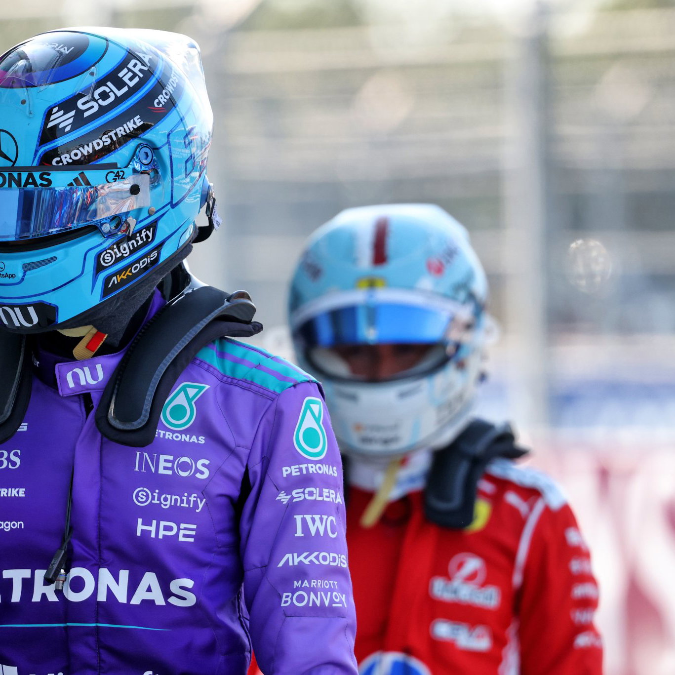 Russell was only sixth fastest in sprint qualifying 