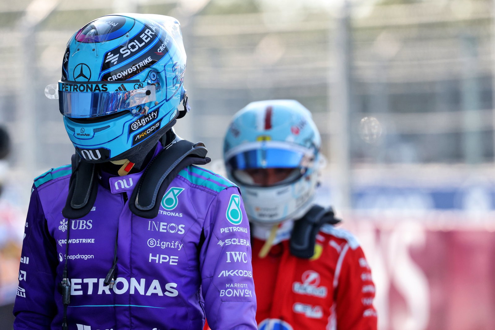 Russell was only sixth fastest in sprint qualifying 