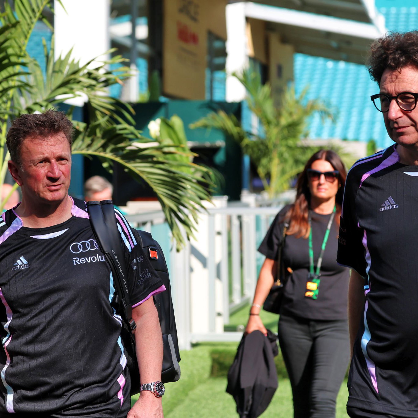 McNish and Binotto in Miami