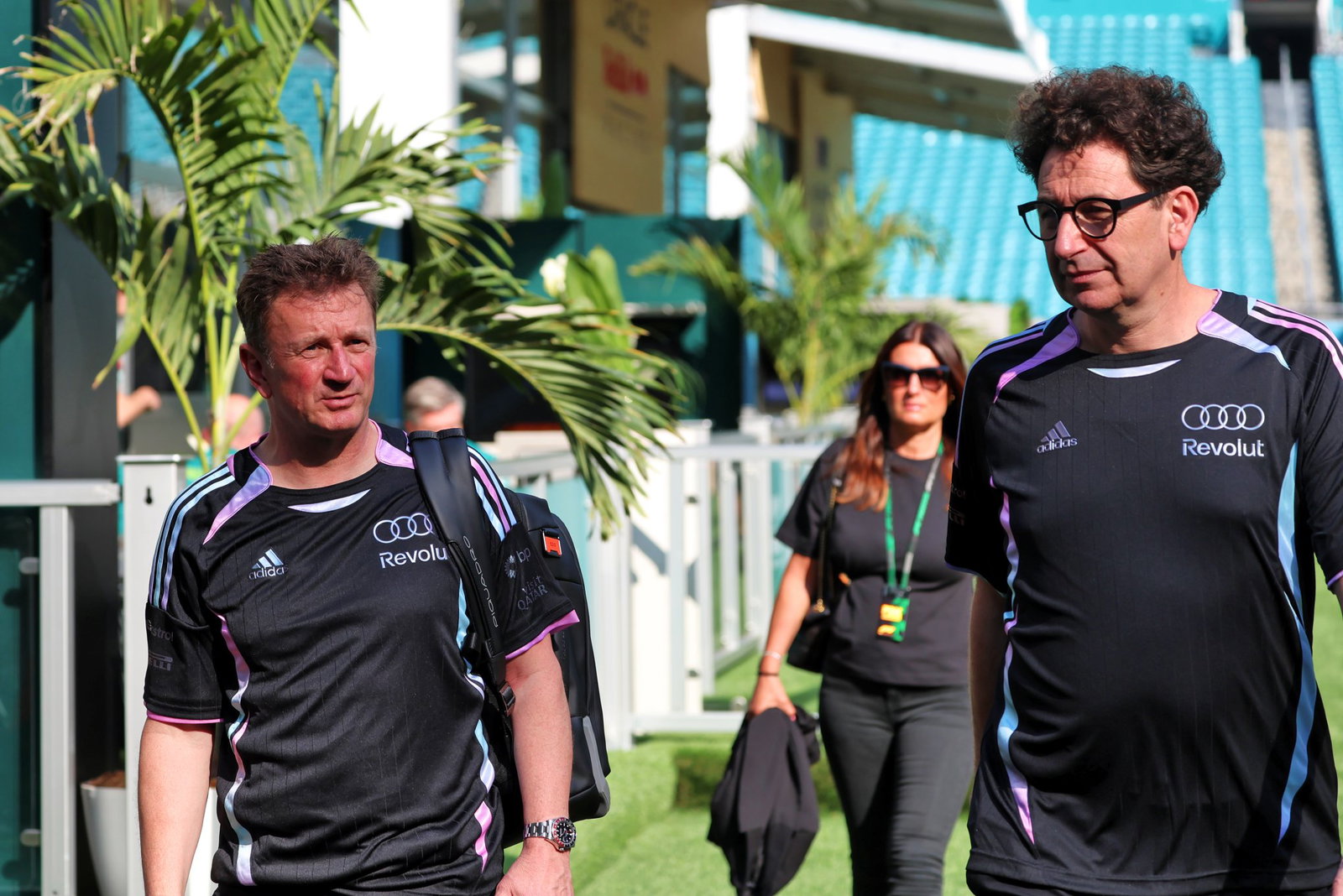 McNish and Binotto in Miami