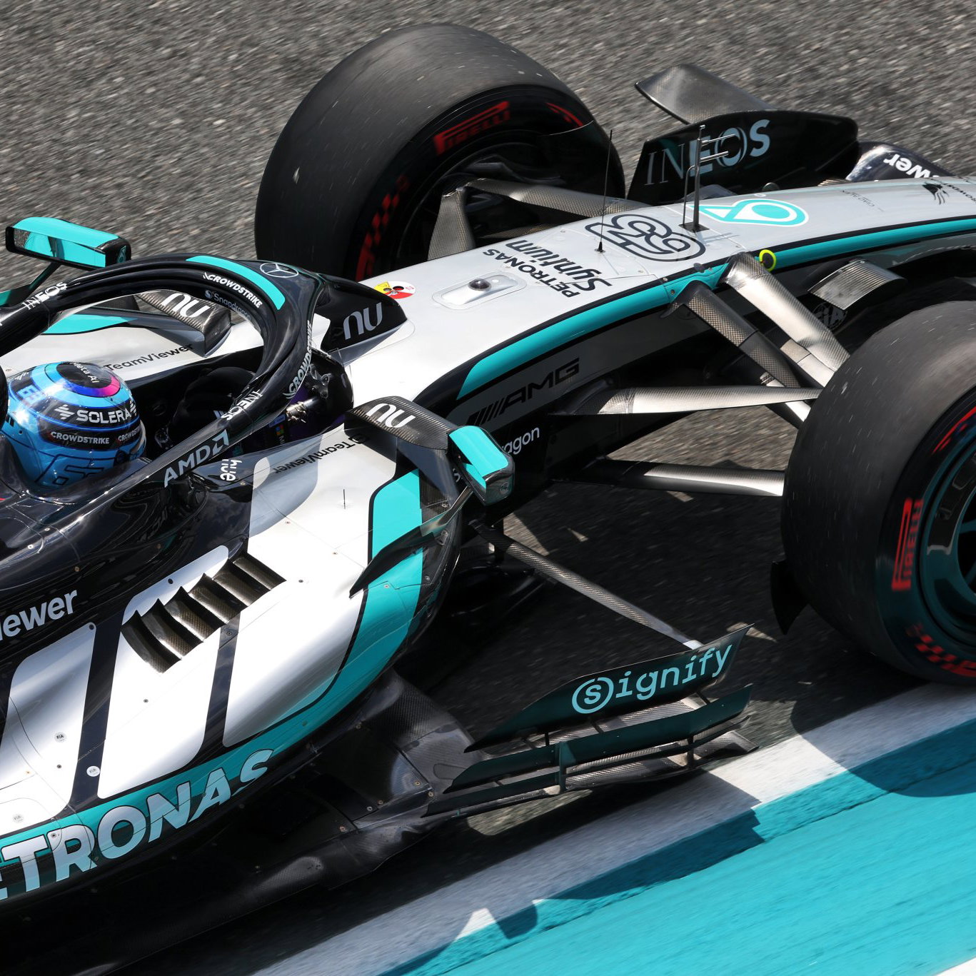 George Russell, Mercedes F1 team, 2026 Miami F1