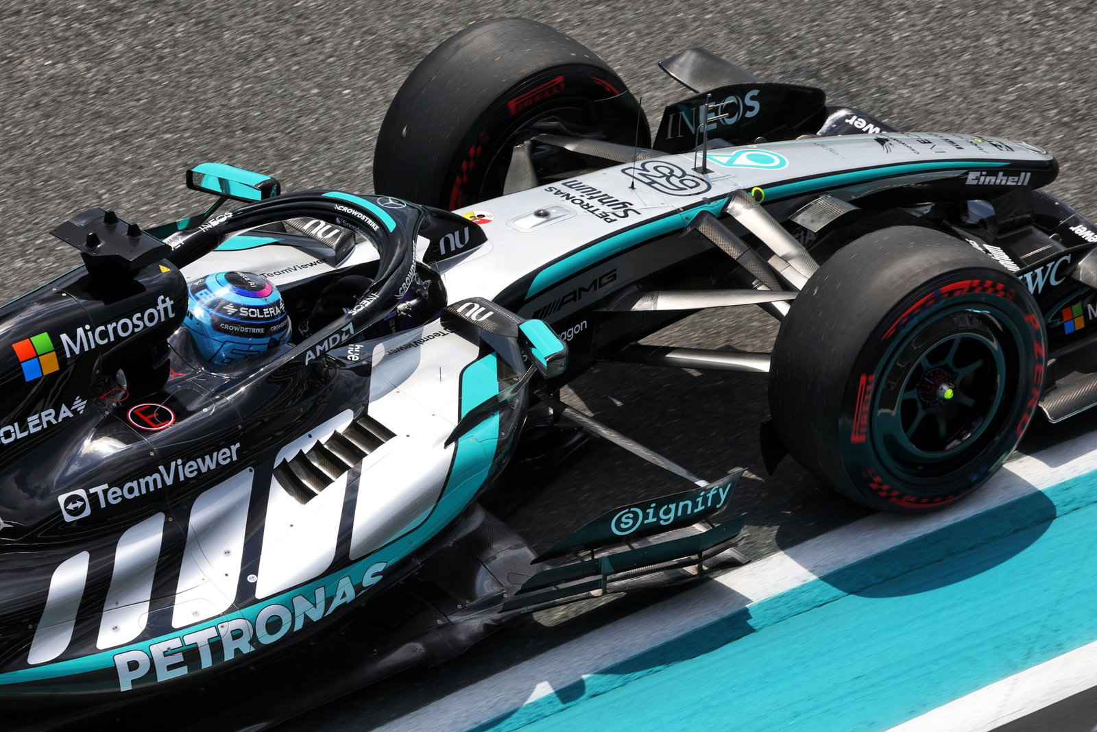 George Russell, Mercedes F1 team, 2026 Miami F1
