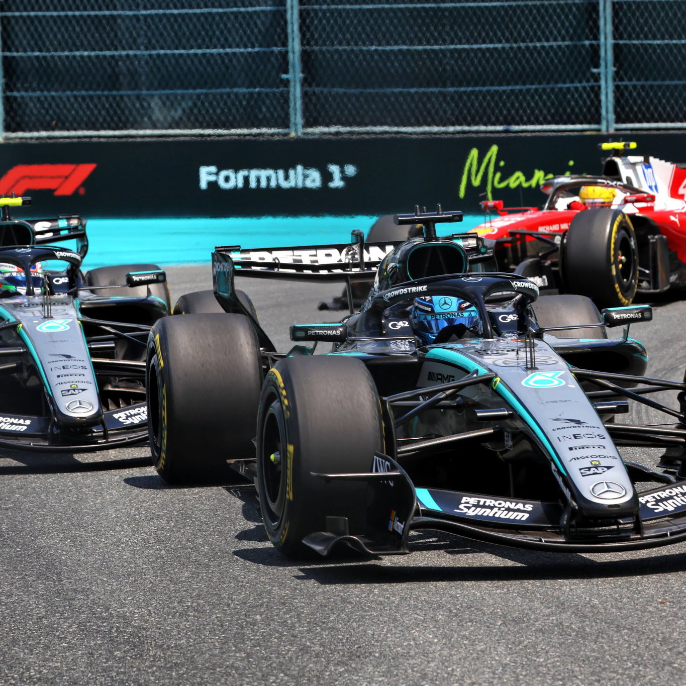 George Russell, Kimi Antonelli, 2026 Miami F1