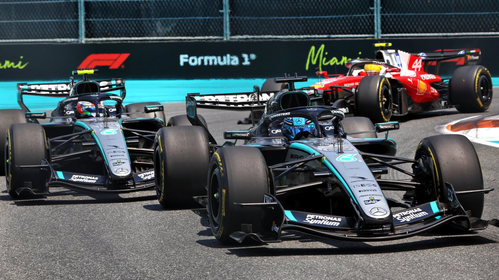 George Russell, Kimi Antonelli, 2026 Miami F1