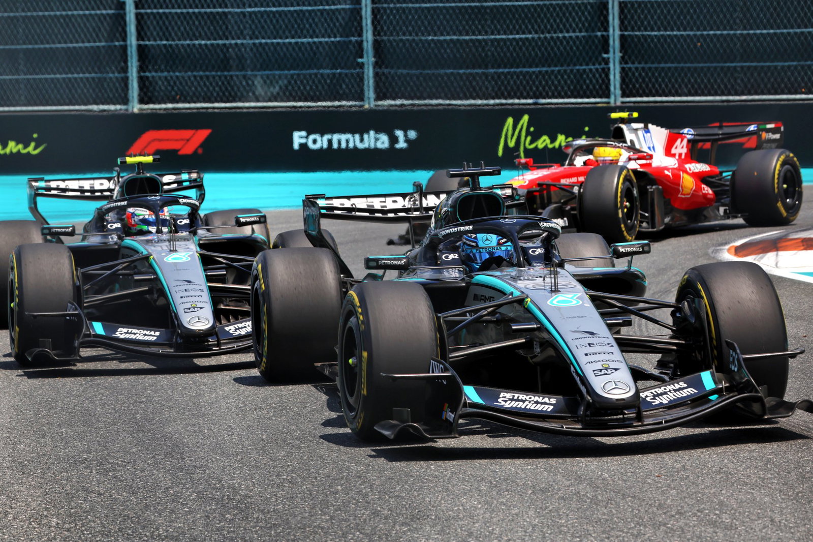 George Russell, Kimi Antonelli, 2026 Miami F1