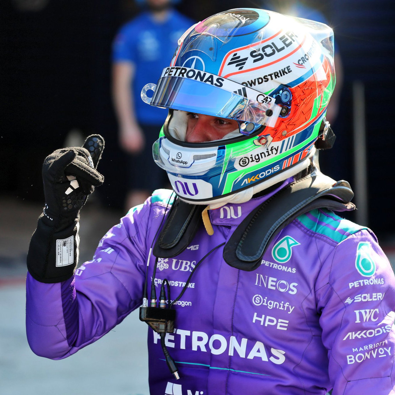 Antonelli secured a hat-trick of F1 poles