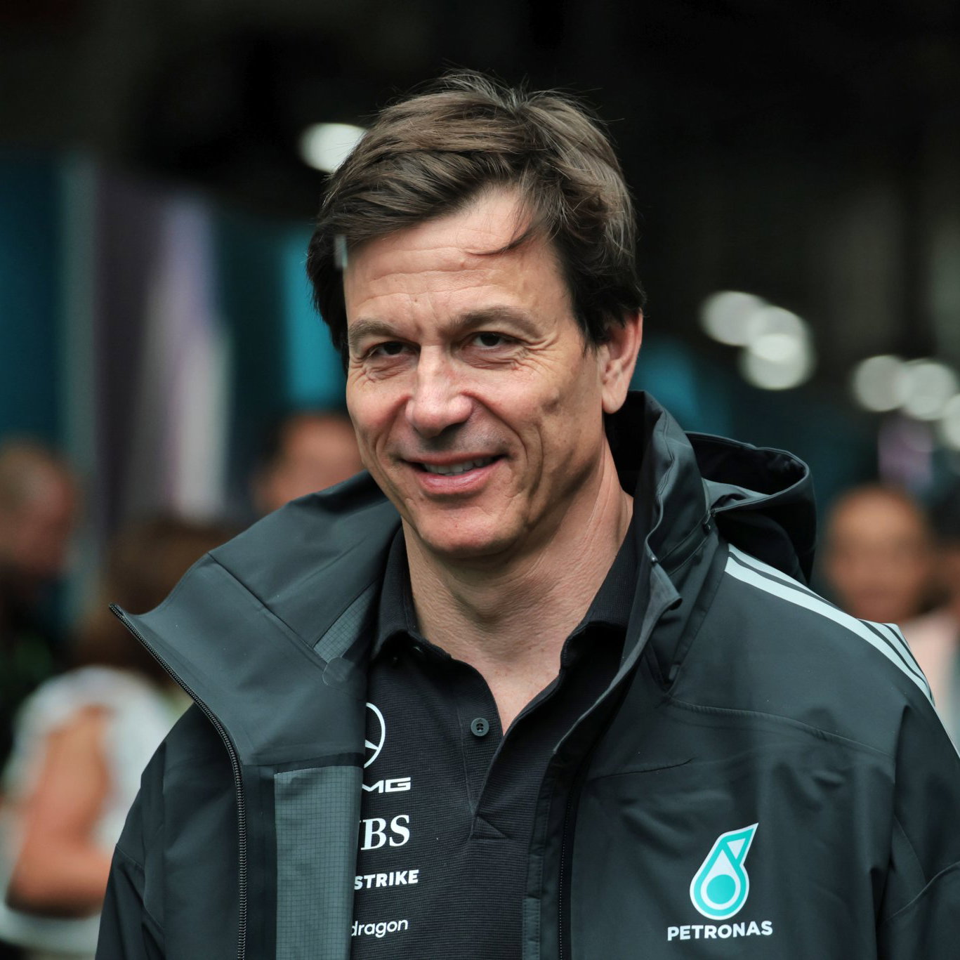 Wolff in the Miami paddock