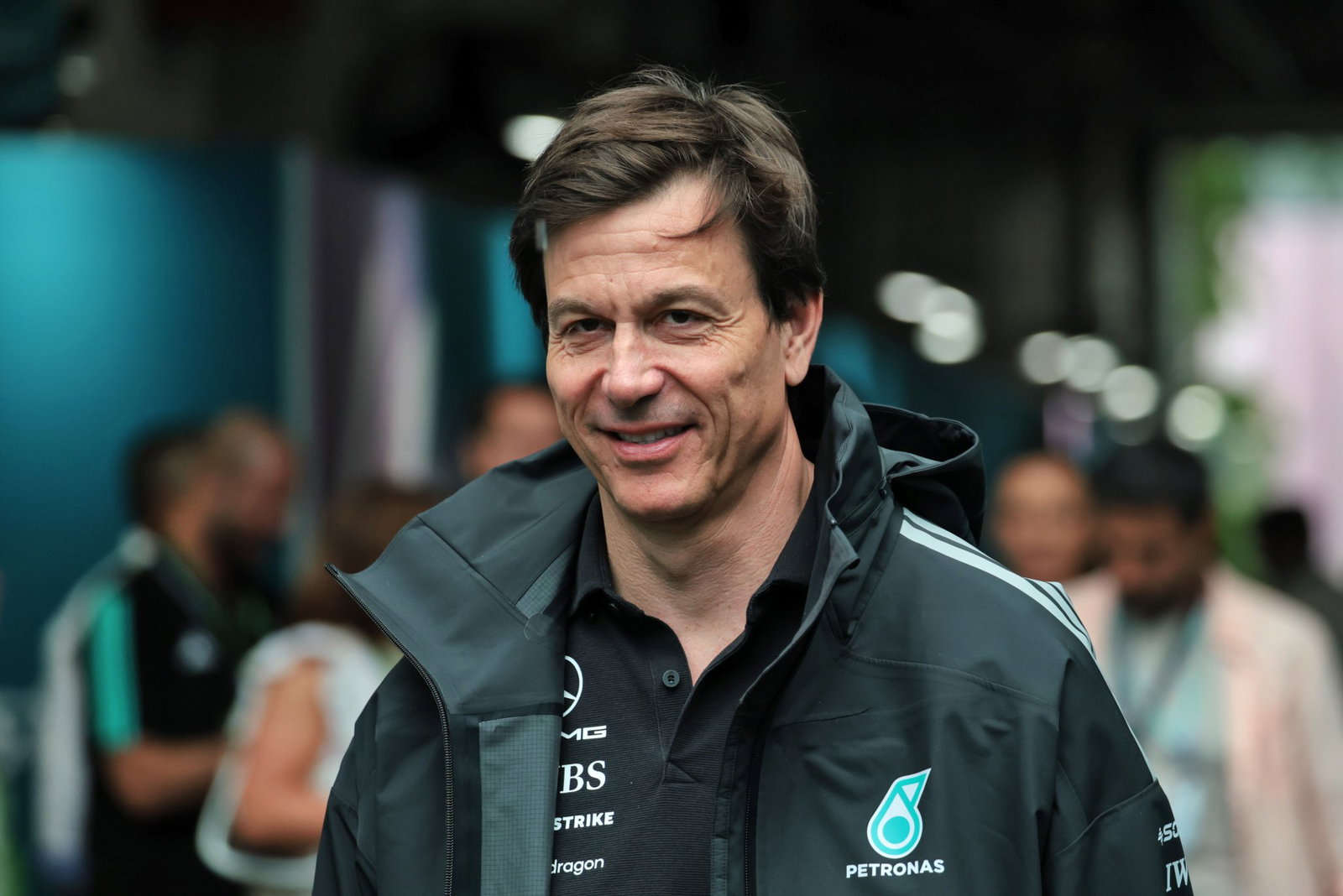 Wolff in the Miami paddock