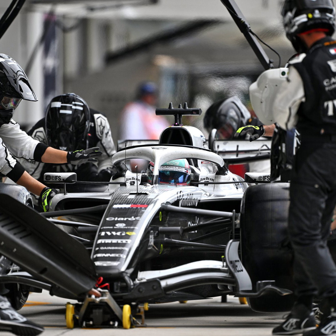 Bottas was penalised for speeding in the pit lane 