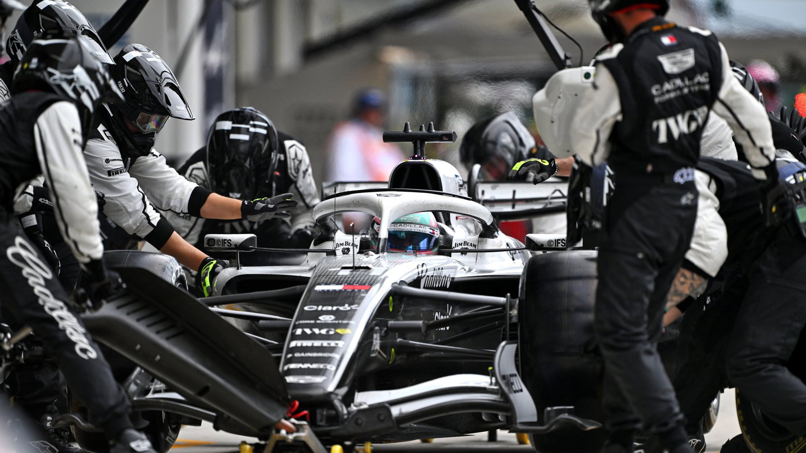 Bottas was penalised for speeding in the pit lane 
