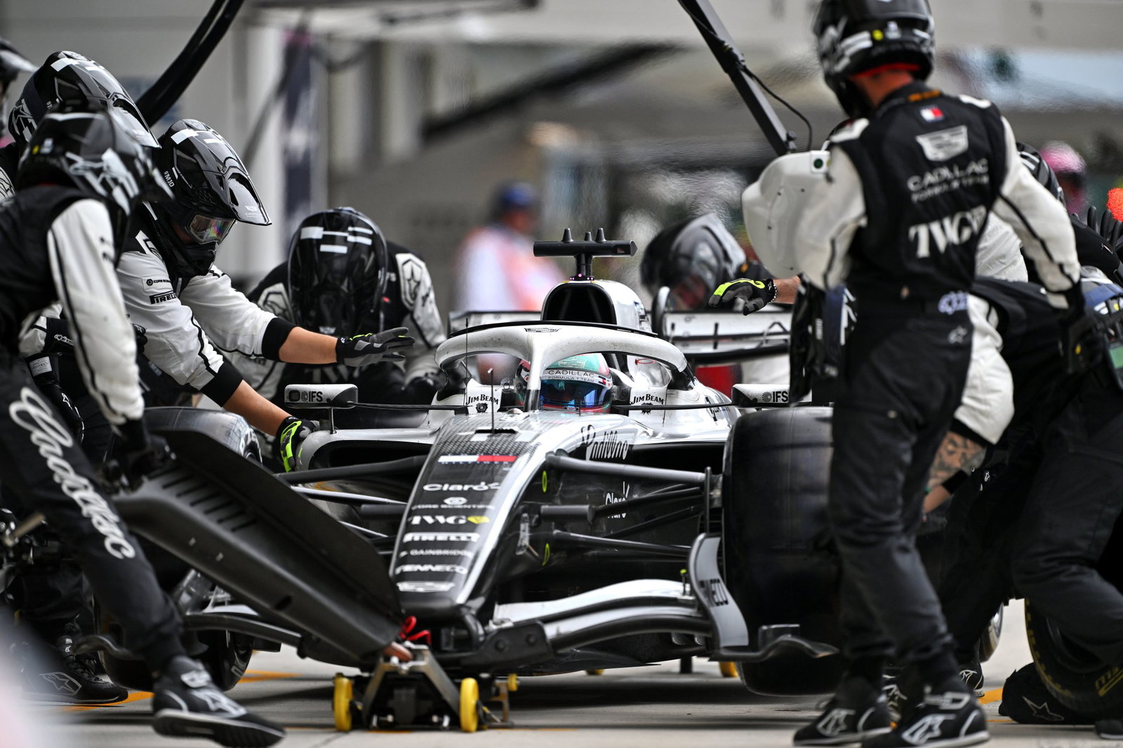 Bottas was penalised for speeding in the pit lane 