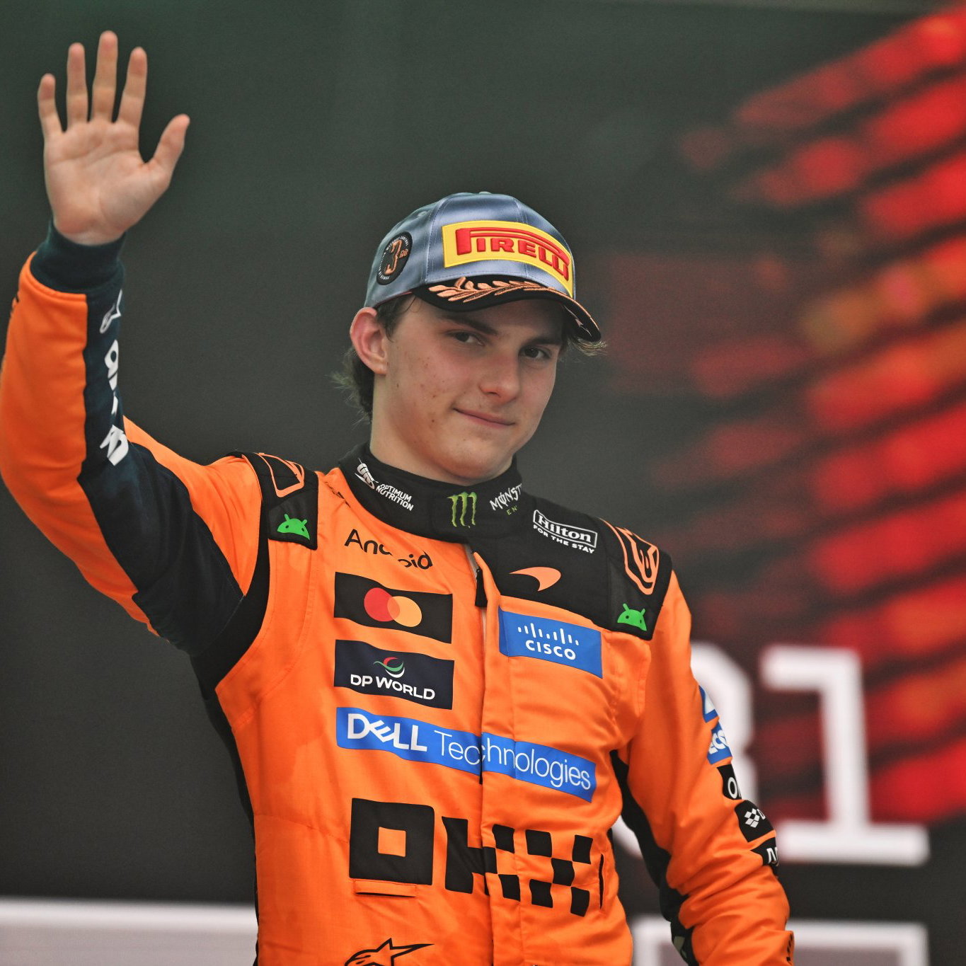 Piastri on the Miami GP podium