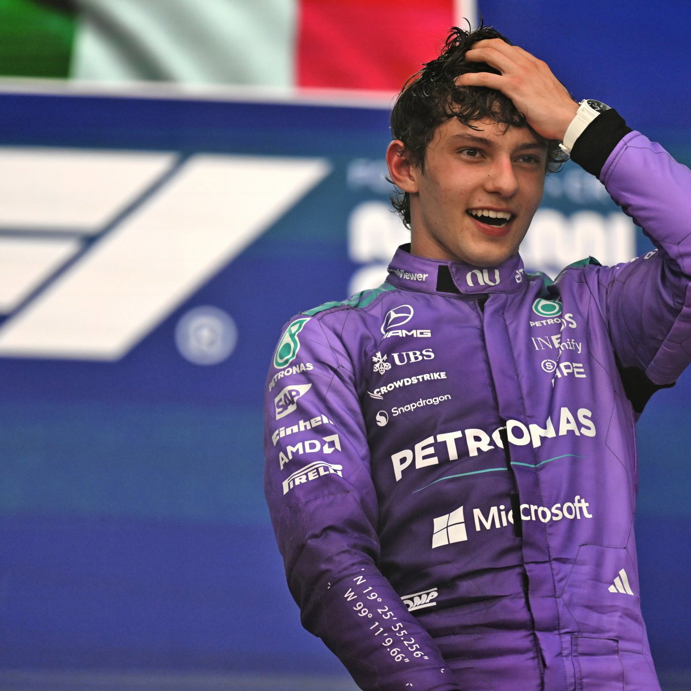 Antonelli has won three races in a row