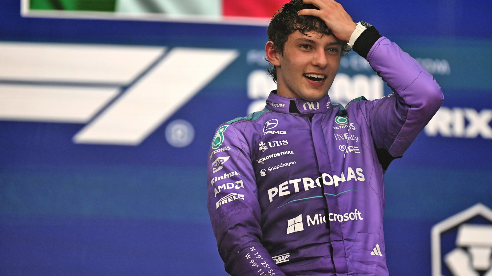 Antonelli has won three races in a row