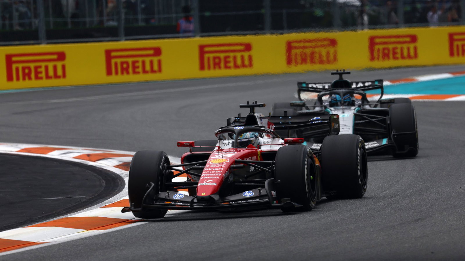 Leclerc had a messy end to the race