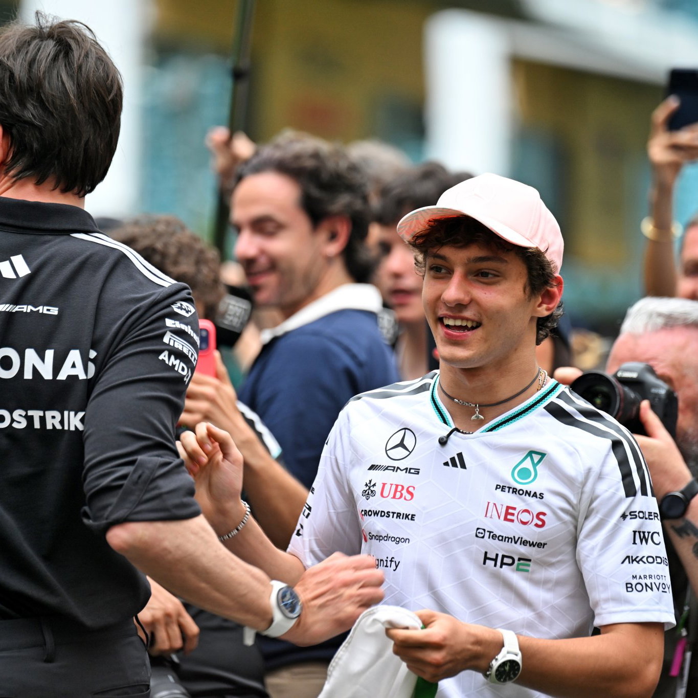 Antonelli celebrates in Miami