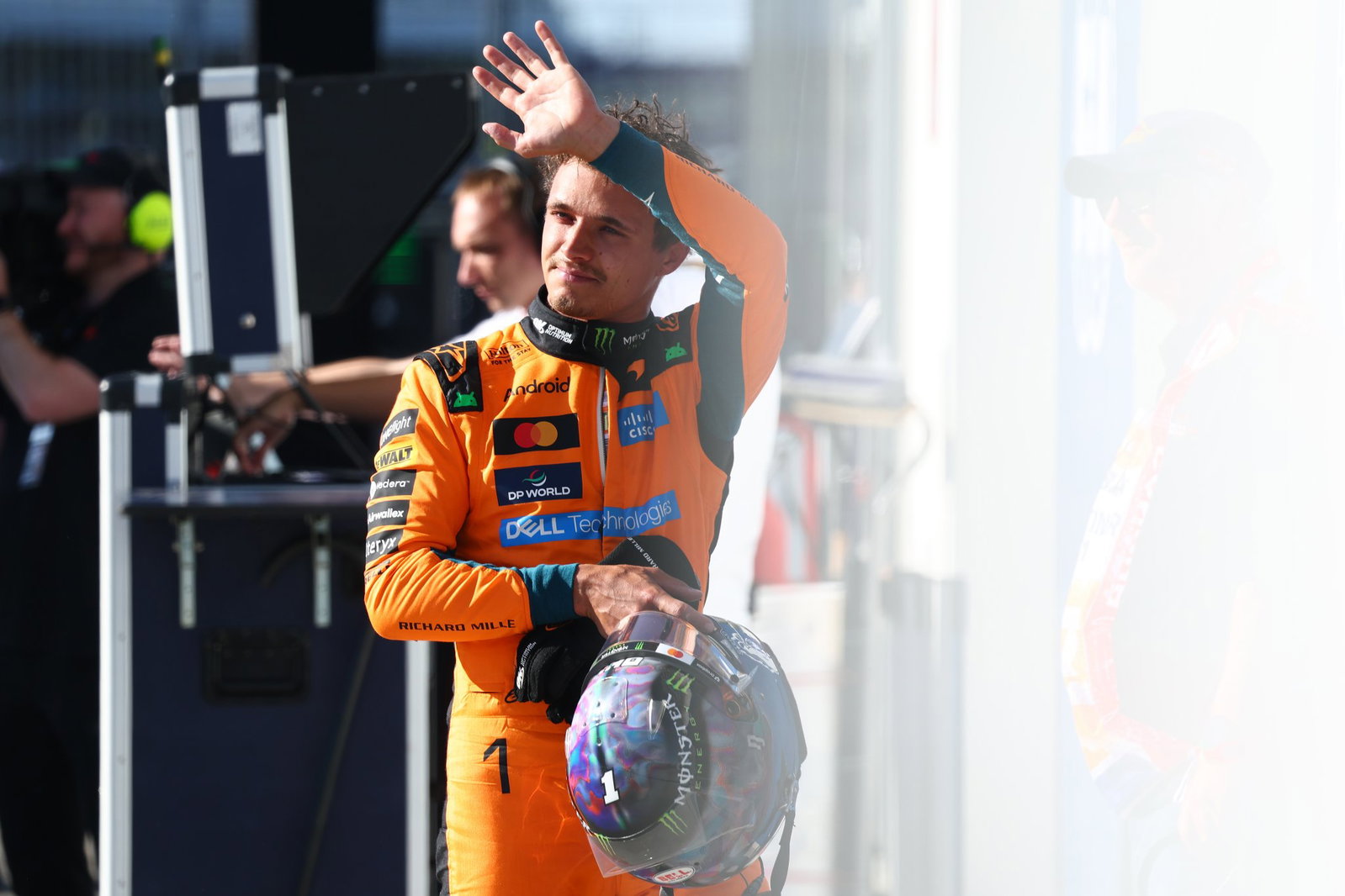 Norris headed an all-McLaren second row in Montreal