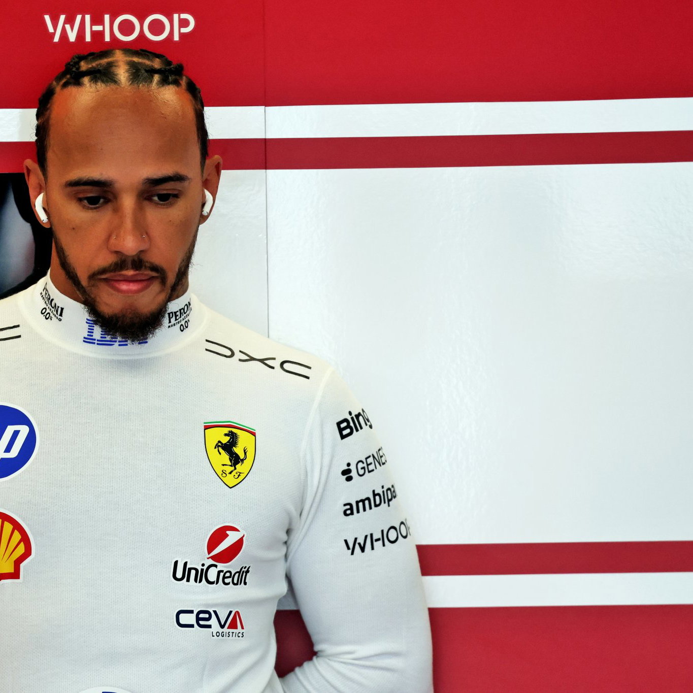 Hamilton ended up sixth in the sprint 
