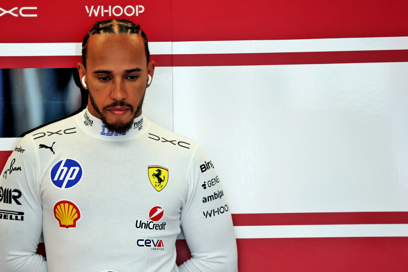 Hamilton ended up sixth in the sprint 