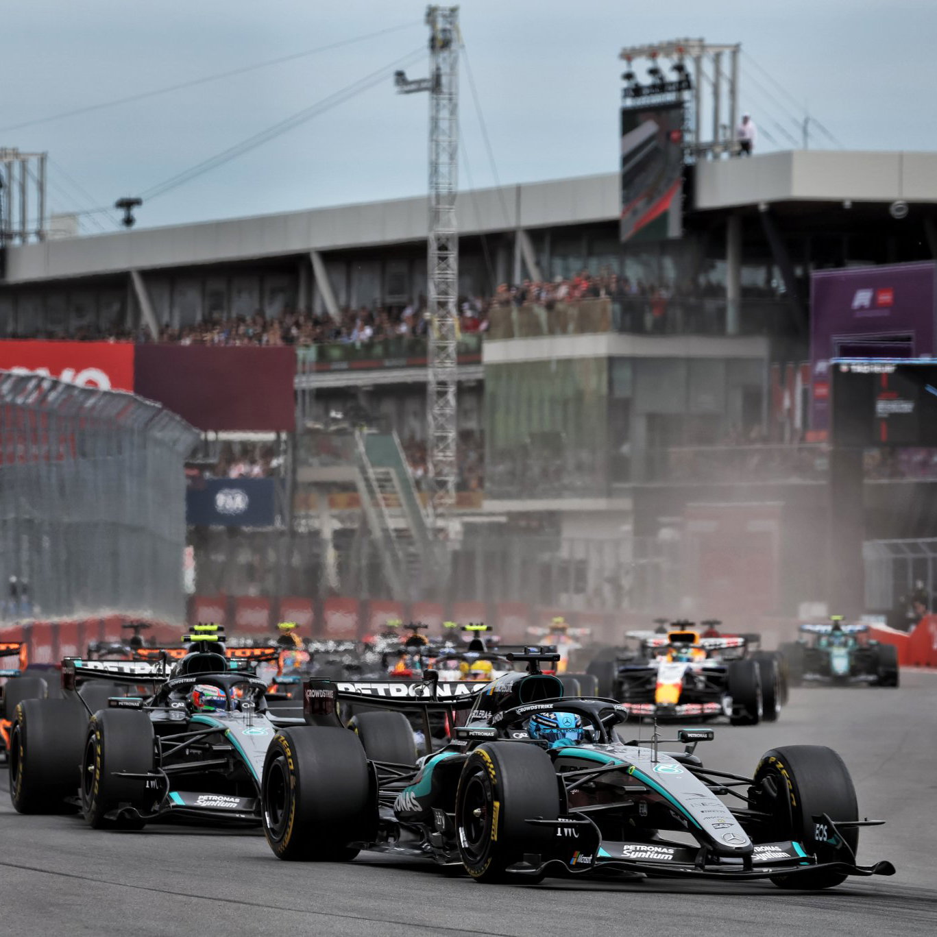 Start of the Canadian Grand Prix sprint