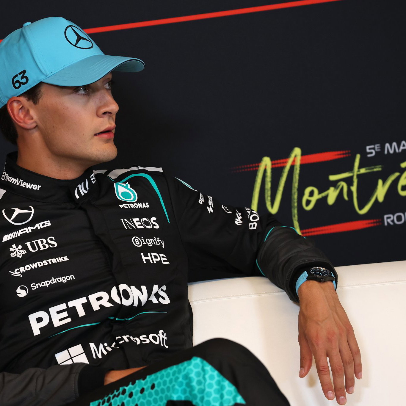 Russell suffered a cruel end to his Canadian Grand Prix
