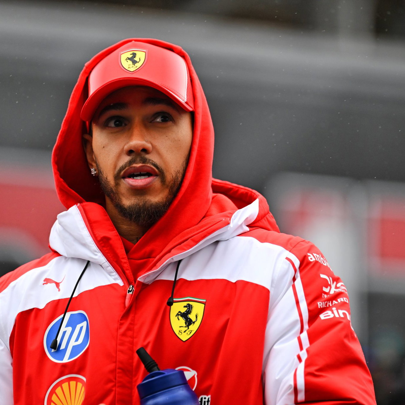 Hamilton says Ferrari is lagging behind Mercedes in terms of power