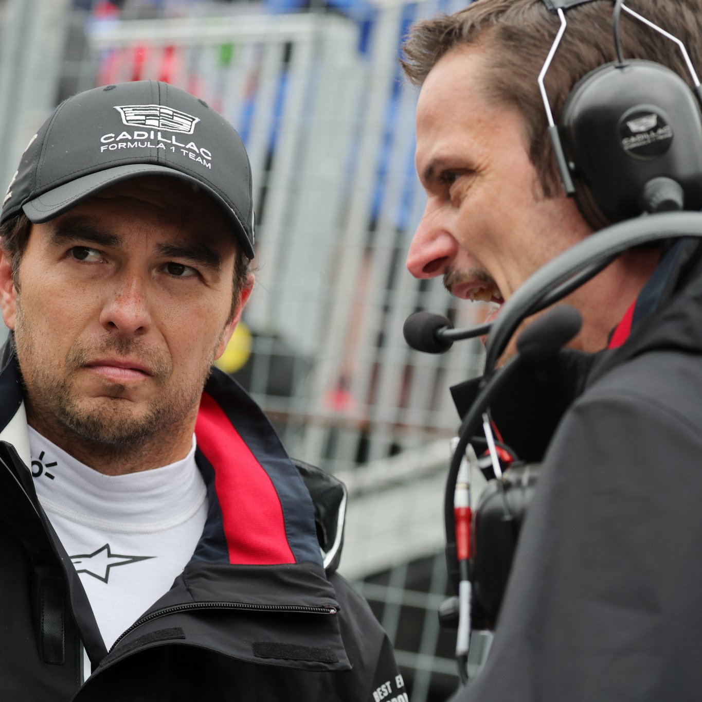 Perez on the Canadian GP grid