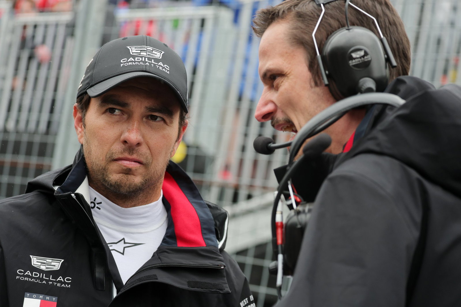 Perez on the Canadian GP grid