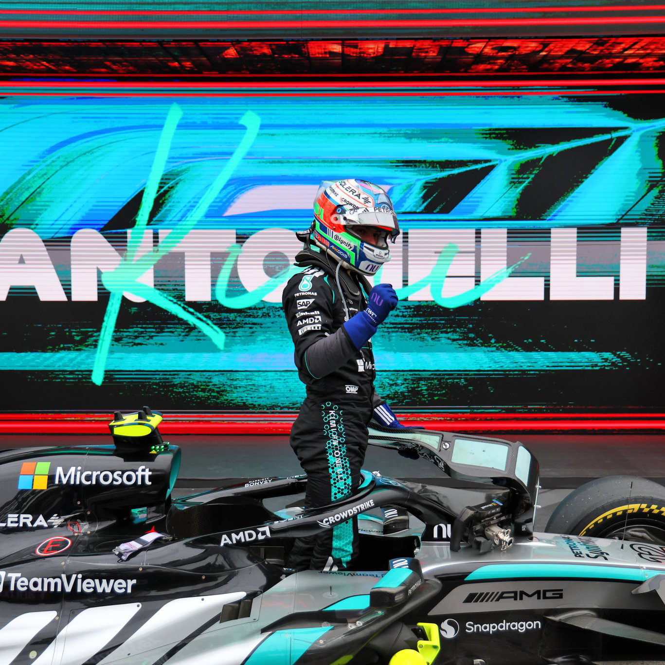 Antonelli now leads Russell by 43 points