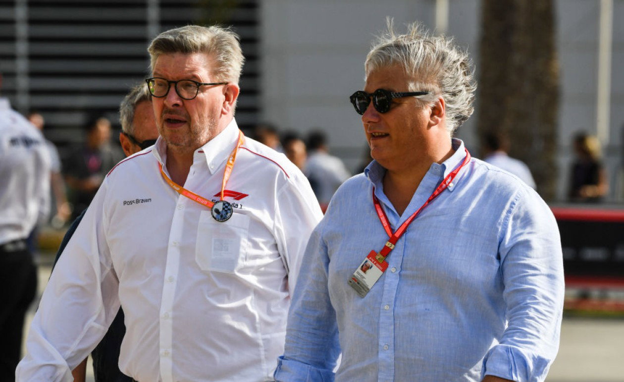 Ross Brawn with Paolo Campinotti. Credit: Pramac Racing.