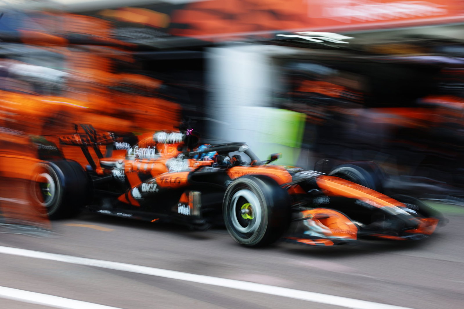 Five drivers were penalised for speeding in the pit lane