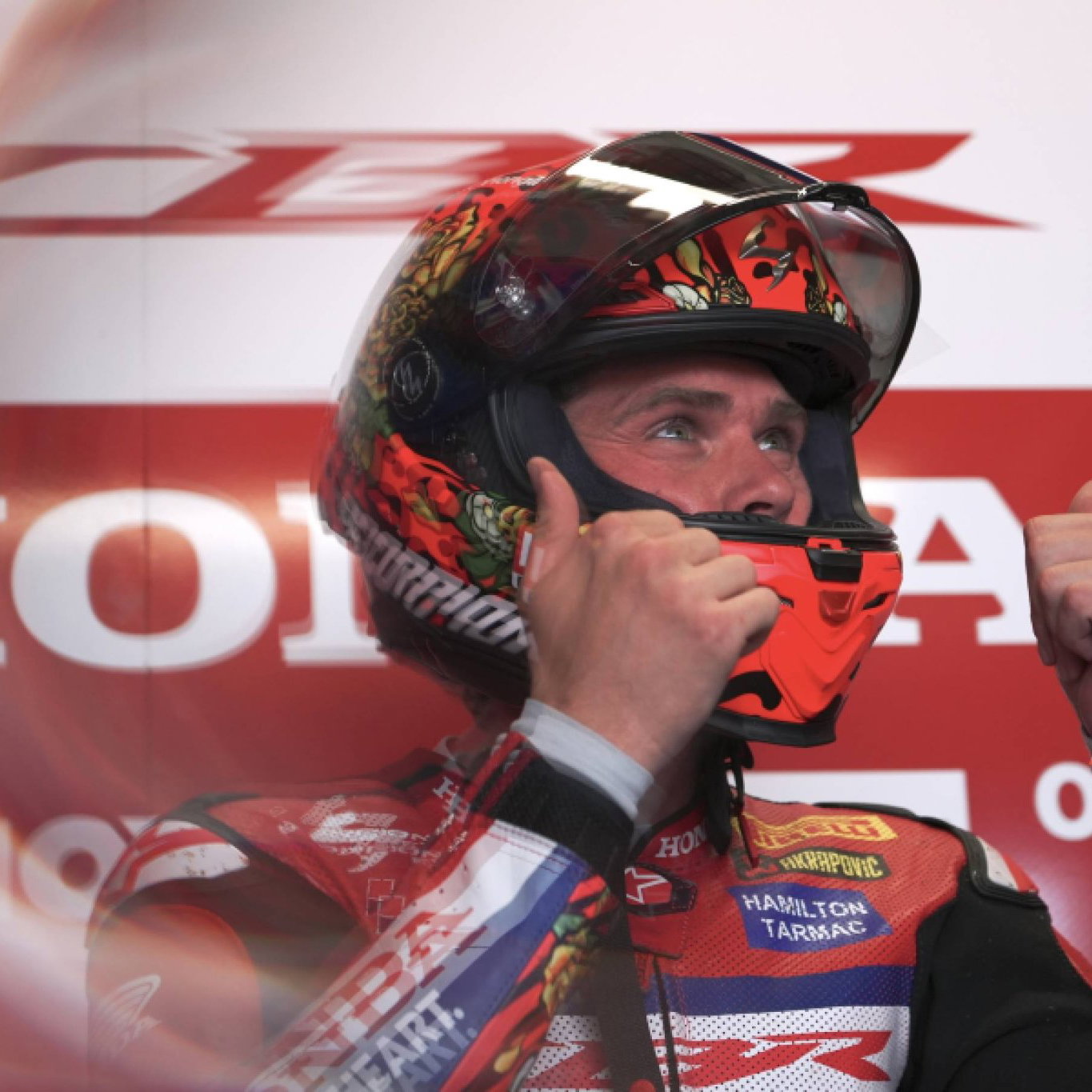 Jake Dixon, Honda HRC Donington Park test. 