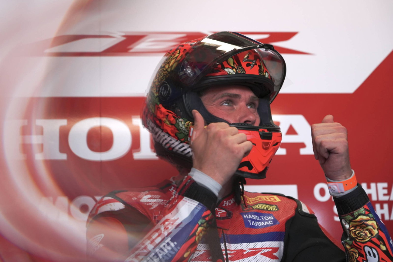 Jake Dixon, Honda HRC Donington Park test. 