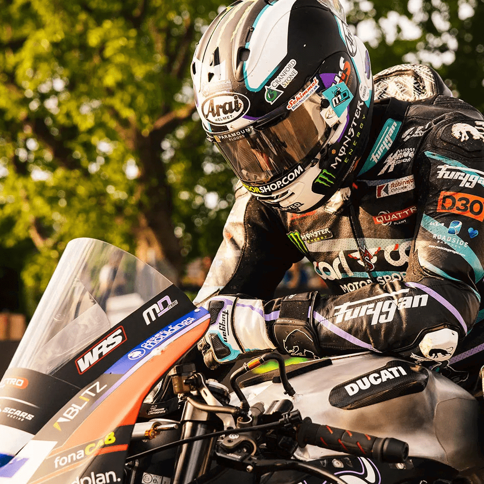 Michael Dunlop, 2026 Isle of Man TT, Supersport, start line. Credit: Isle of Man TT.