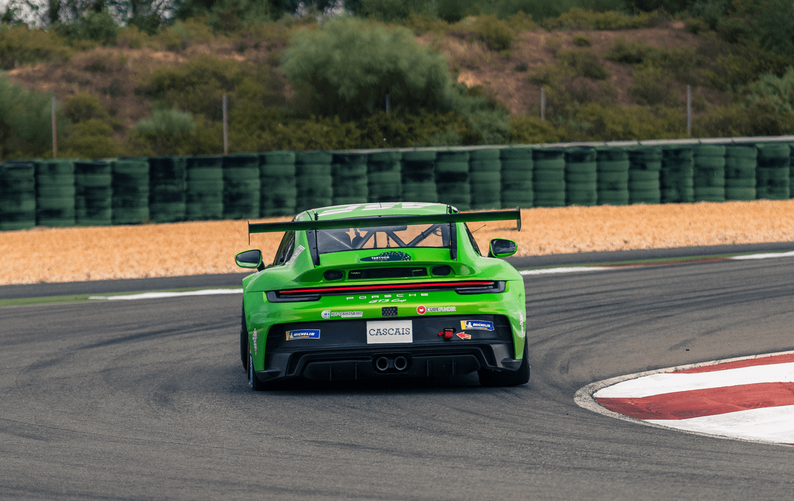 Flame Airikkala in Porsche 911 GT3 Cup car. Credit: AF Motorsport.