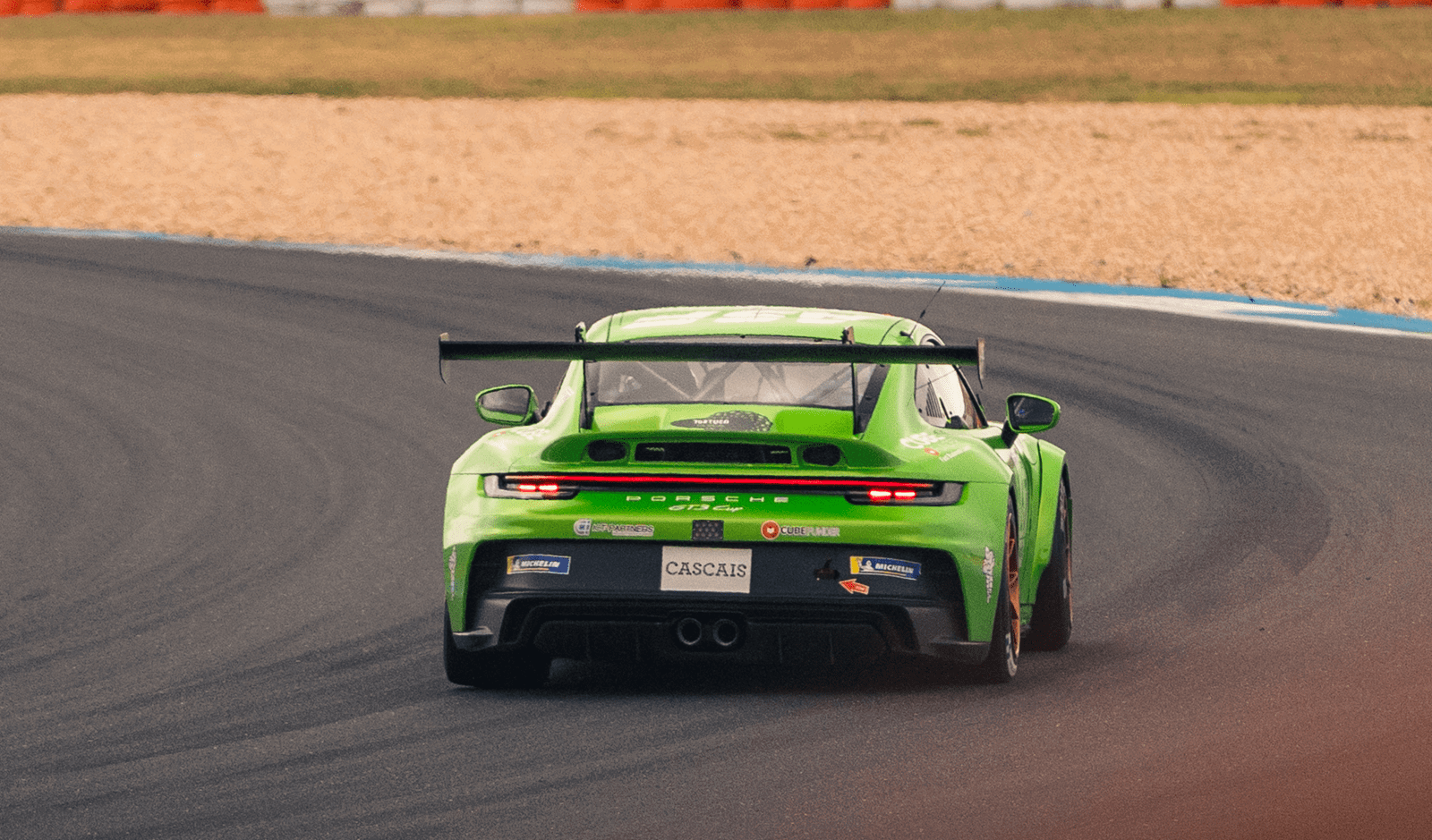 Flame Airikkala in Porsche 911 GT3 Cup car. Credit: AF Motorsport.