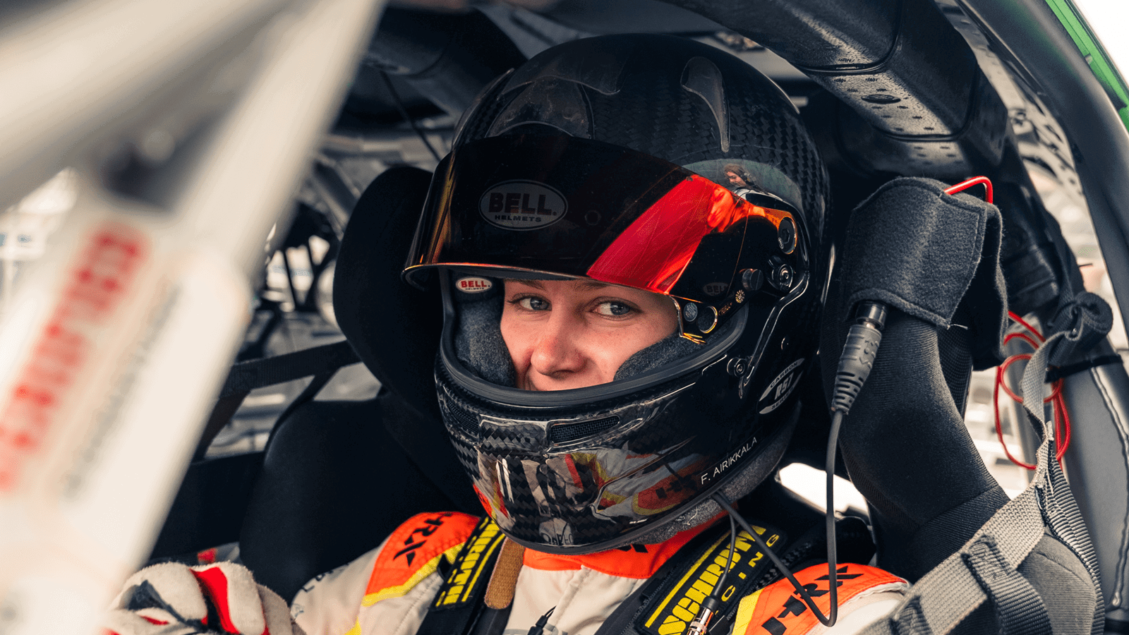 Flame Airikkala in Porsche 911 GT3 Cup car. Credit: AF Motorsport.