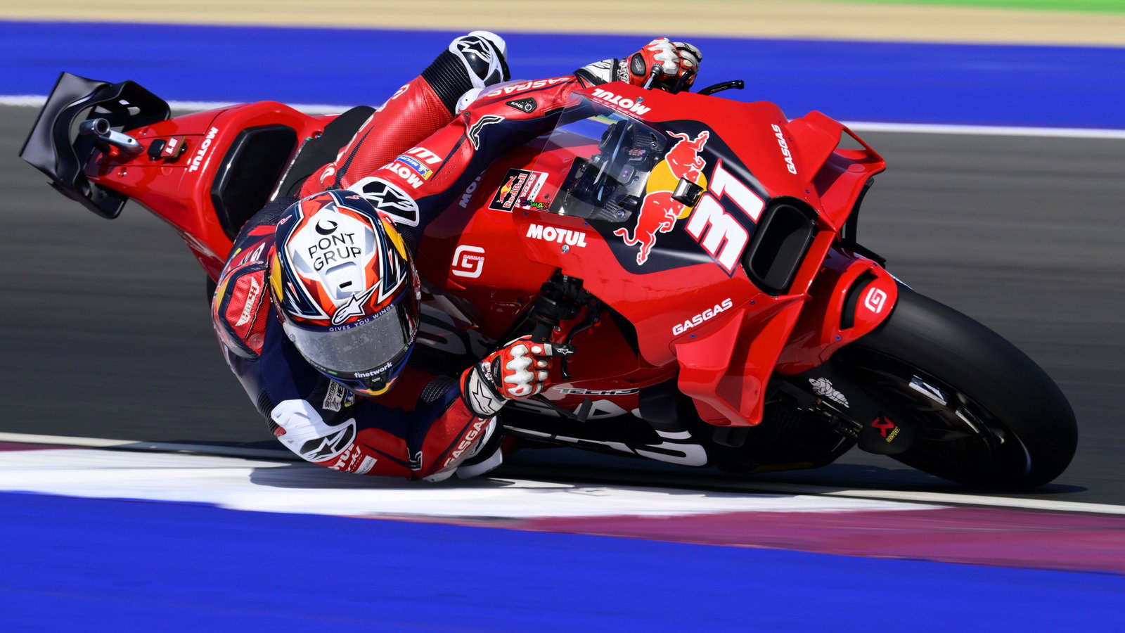 Pedro Acosta, MotoGP debut, Qatar 2024. 