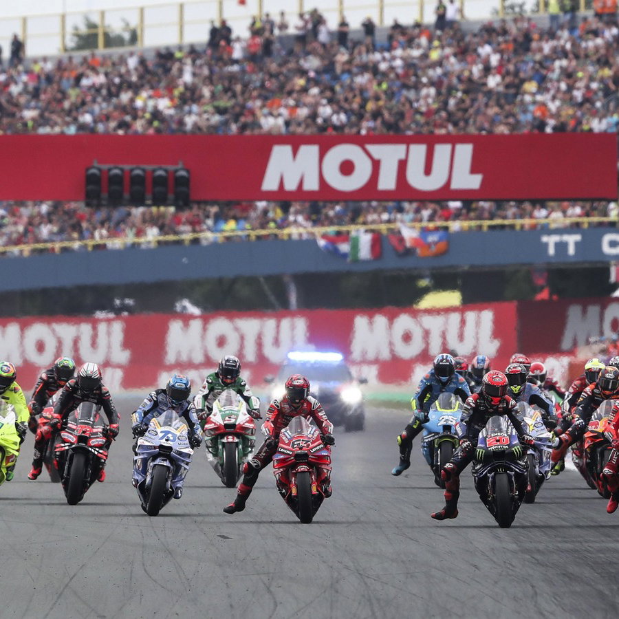 Start, 2025 Dutch MotoGP Sprint at Assen. 