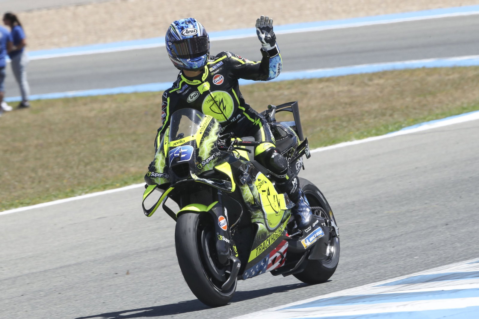 Ai Ogura, 2026 MotoGP Spanish Grand Prix. Credit: Gold and Goose.
