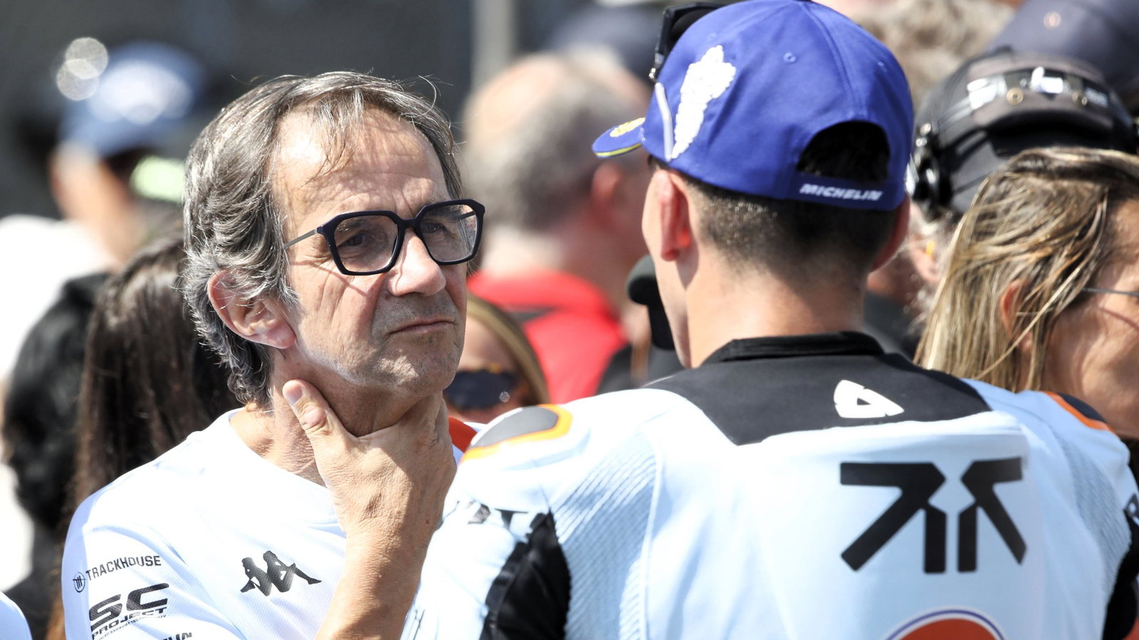 Davide Brivio, Raul Fernandez, 2026 Italian MotoGP Sprint. 